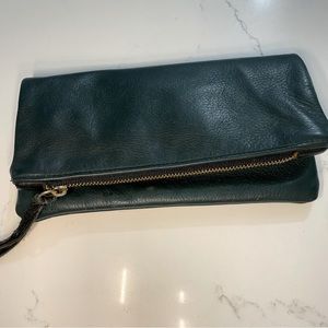 Markets New York green leather bag